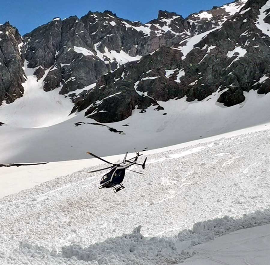avalanche Col du Lautaret