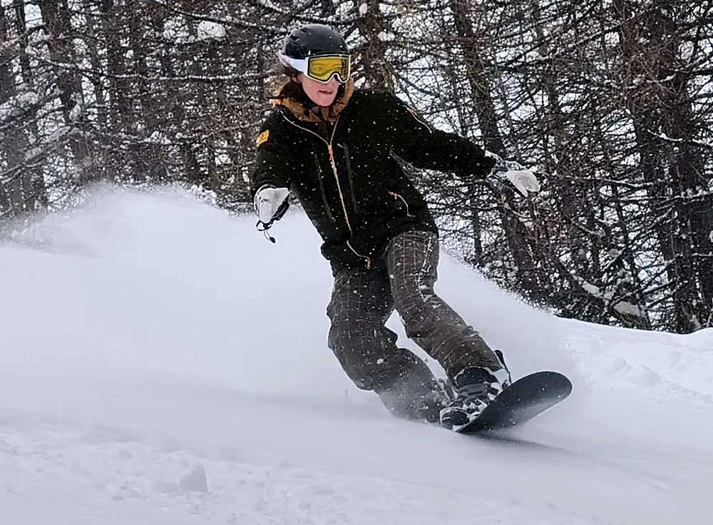 Panda polarised ski goggles